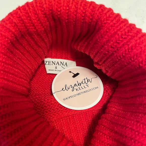 NWT Red turtleneck sweater size small - Picture 5 of 6